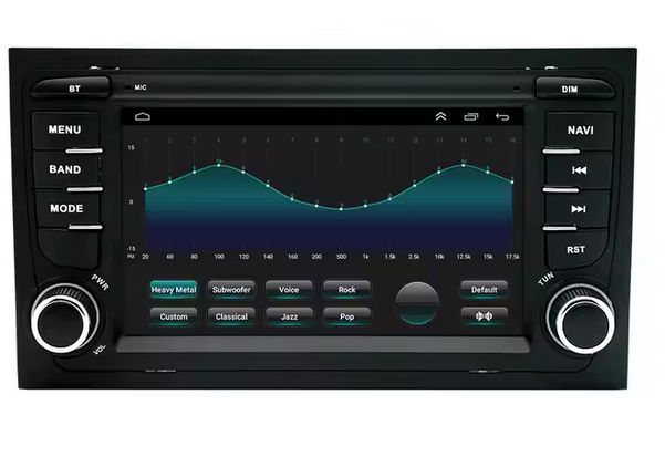 Штатна Mагнітола 7'' Android 12 Audi A4 B6 B7 4+32GBCarplay 222569 фото