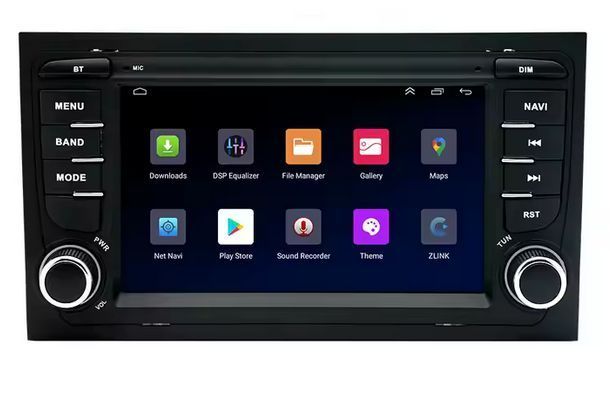 Штатна Mагнітола 7'' Android 12 Audi A4 B6 B7 4+32GBCarplay 222569 фото