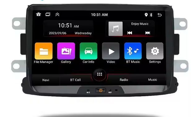 Штатна магнітола Renault 7 Dacia Duster Logan Android 12 4+32 GB 222572 фото