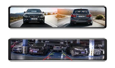 Дзеркало відеореєстратор CM &mdash; 109 4K Wi-Fi Android з двома камерами Carplay 222825 фото