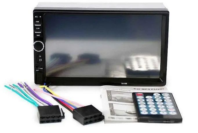 Автомагнітола 2din USB microSD Bluetooth пульт к 7018B 222577 фото