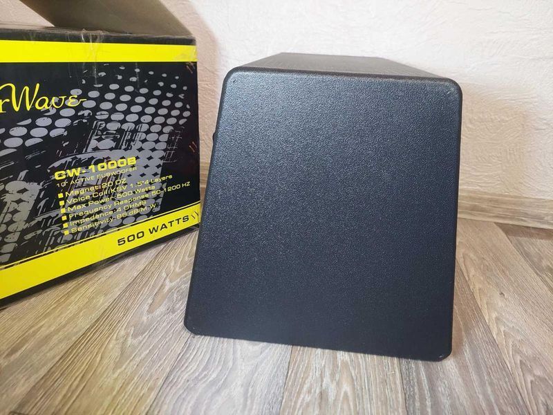 Універсальний сабвуфер активний CW- 1090 в авто 500 W на 10 дюймів 222632 фото