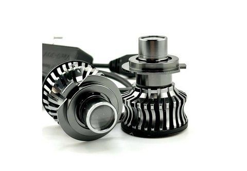 Лампа H7 9-32V LED LASER chip-3570 4800LM 6500 K lens діодне ближнє світло, дальнє світло 222809 фото