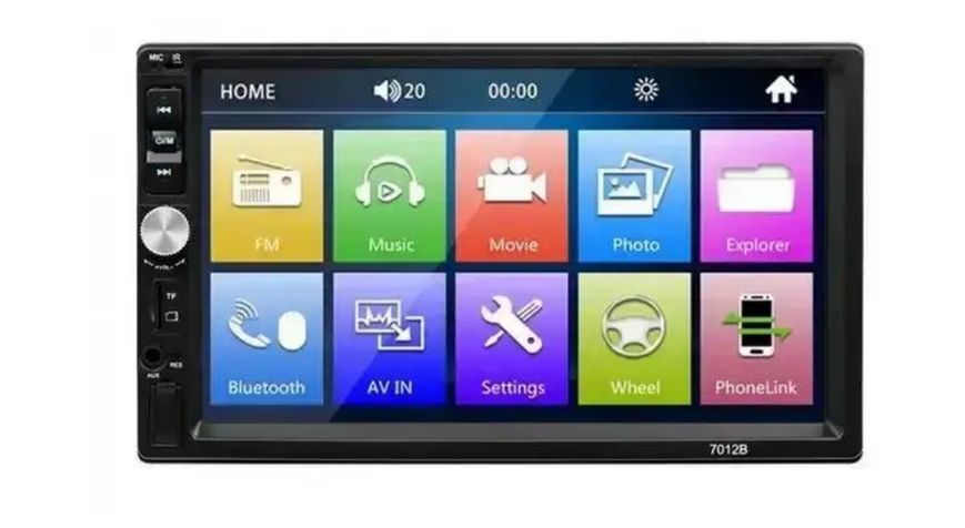 Автомагнитола 1Din MP5 7012B с сенсорным экраном 7.0" с Bluetooth 222606 фото